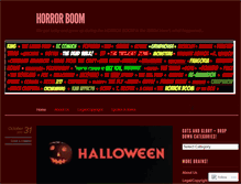 Tablet Screenshot of horrorboom.com
